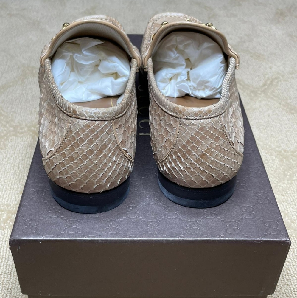Authentic Gucci Real Python Slip Ons - image 3